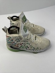 Nike LeBron 17 Air Command Force 2020 White Fruity Pebble – Youth Size 5