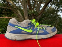 NIKE REVOLUTION 2 Running Basketball Lime Green Blue Gray Boys Girls 6 ❤️sj17j7