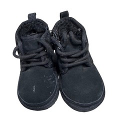 UGG Neumel II Boots Toddler Size 6 Suede Sheepskin Black 1017320T