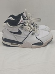 Nike Air Flight 89 GS White/Black-Wolf Grey Kids Shoes HF0406 102 Size 5Y