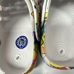 Pacific Dreams Geometric Multicolor Clog Shoes Unisex Kids Size 8 Slip On