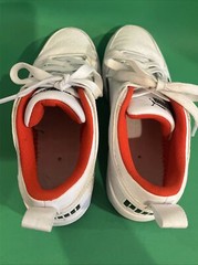 Puma Sneakers Boys Youth Size 6.5 White And Black Lace Up Casual
