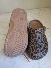 NIB Crocs Classic Animal Slingback Clog Shoes Juniors Size 6 EU 38-39