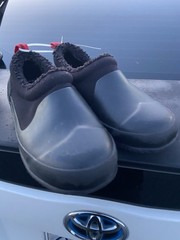 Rain Hunter Kid’s Clogs Sherpa Lined Mule Slip On Shoes Size 2.5