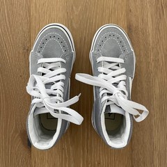 Vans Shoes Sneakers Little Kids 12 SK8-Hi Suede Pure Grey 508731 Light Grey