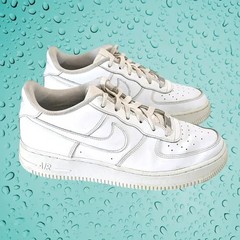 Nike Air Force 1 White Sneakers – Size 7Y Unisex Boys Girls – AF AF1 314192-117