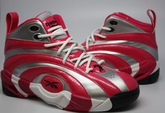 Reebok Shaqnosis OG Grade School Silver/Pink/White V53880 Big Kids Sz 4.5