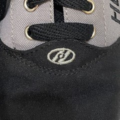 Heelys PRO20 HE100761 Gray & Black canvas skate wheeled shoes Youth size 6