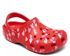 Crocs Classic Valentines Day Clogs Cherry Red Size J5 Youth NWT