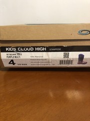 Perfect Storm Size 4 Kid Cloud High Stampede Purple / Multi