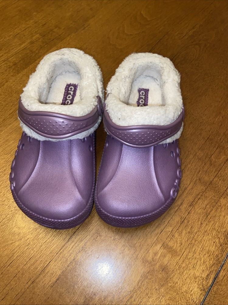 Crocs Classic Lined Purple 10/11c