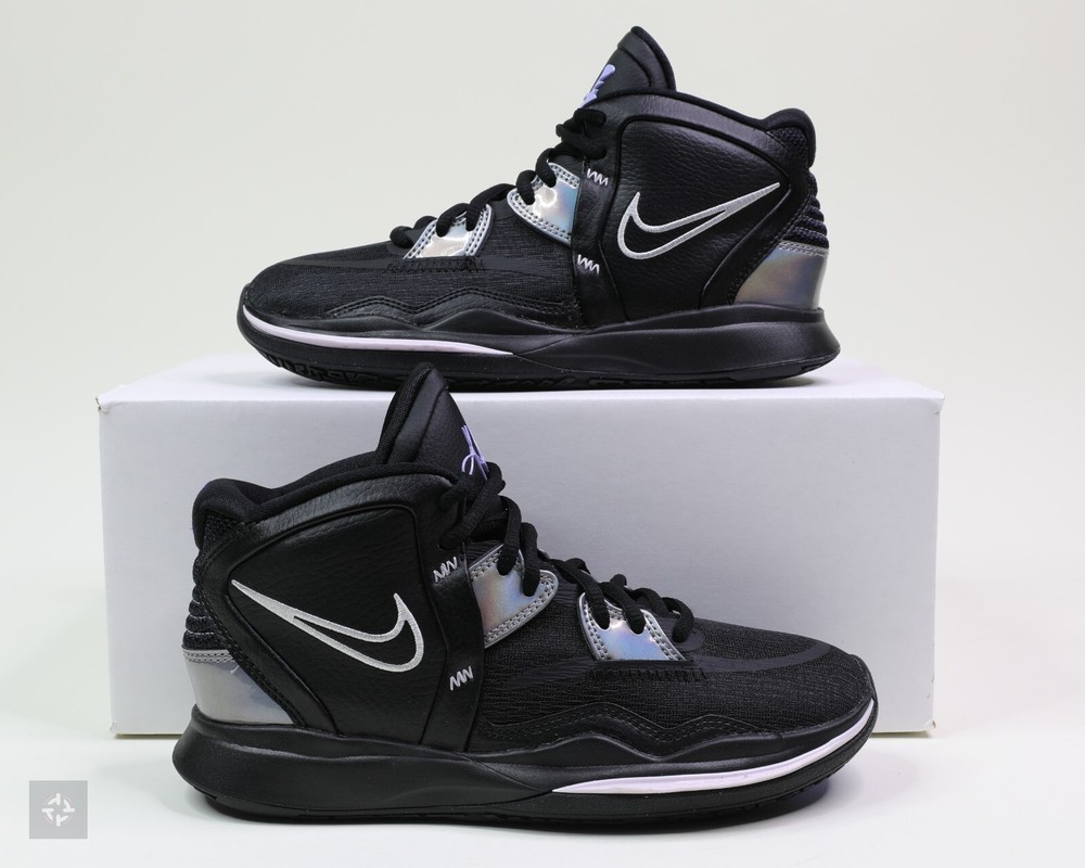 Nike Kyrie Infinity Black Silver Athletic Shoes Youth Size 3.5Y-7Y (DD0334-005)