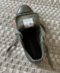 CONVERSE Chuck Taylor Junior 2 EUR 33.5 UK 1.5 All Star Leather Sneakers 661867C