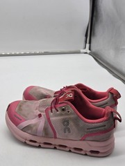On Running Shoes Kids Size 13K Pink Mesh CloudTec Running Sneakers Damaged