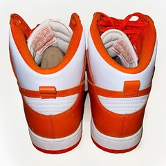 Nike Dunk SP High Syracuse Size 10 WHITE/ORANGE BLAZE-WHITE