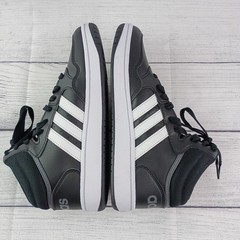 Adidas Hoops Mid 3.0 K Core Black/Cloud White/Grey Six GW0402 Size 5 Big Kids