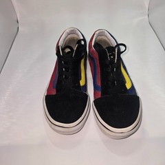 Big Kids Vans Old School Checkered Blue Red 1y
