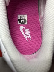 Nike Dunk Low White Pink Laser Fuchsia Sneaker SIZE 6Y FB9109-102 NEW