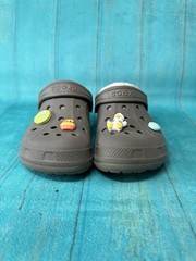 Crocs kids Mammoth Lined Clogs Brown Synthetic Material size: 12-13
