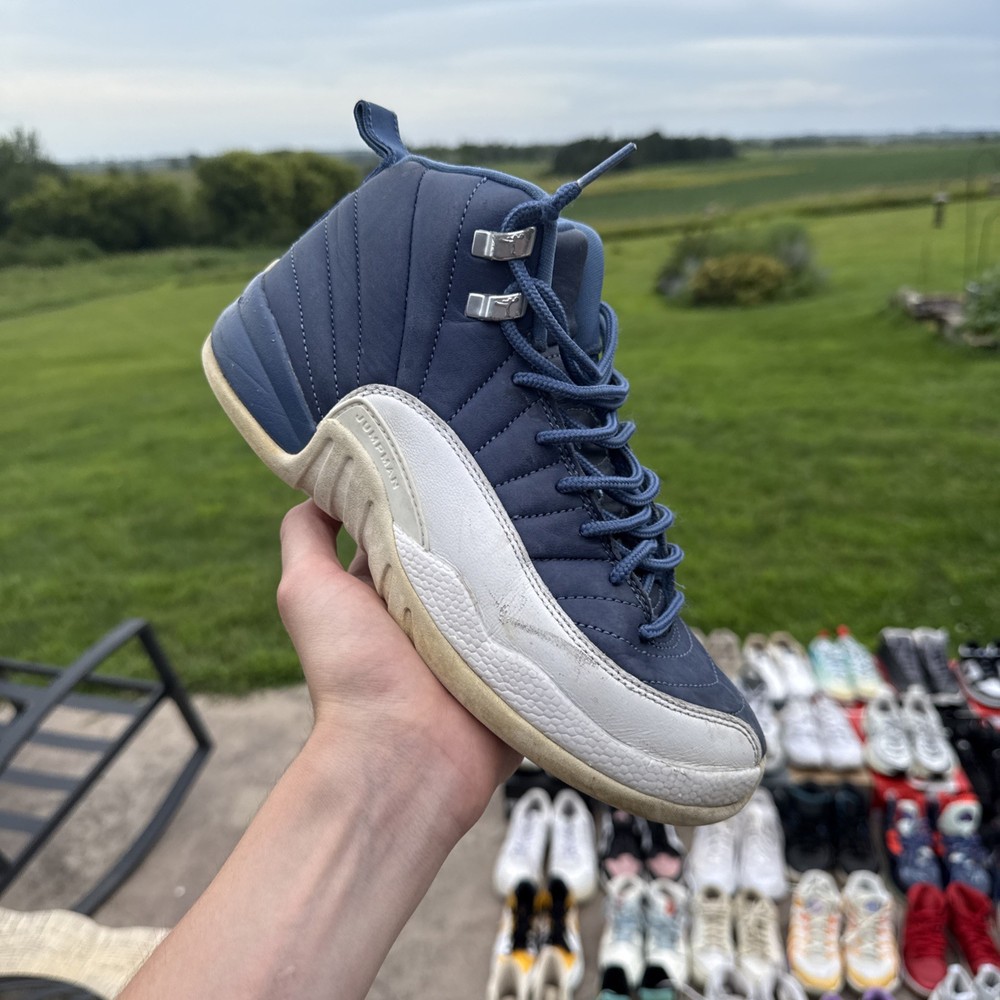 Jordan 12 Retro ‚Indigo‘ Sneakers Size 6.5Y DB5595-404