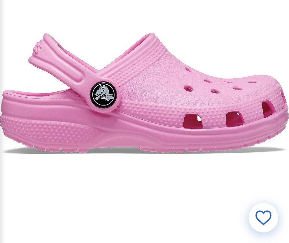 Crocs Taffy Pink 🌷 J1 – Junior 1 Classic Clog New With Tags Fast Shipping.