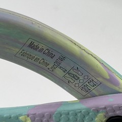 Crocs Classic Marbled Clogs Purple Mint Green Yellow Size Juniors J 3 No Defects