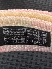 NEW TEVA Original Universal Tie-Dye Sandal Shoe Sz 1 Salmon 1124232/SLMN Kids