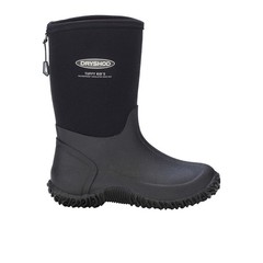 Dryshod Tuffy Sport Round Toe Pull On Boys Black Casual Boots TUF-KD-BK