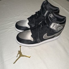 Jordan 1 Retro High OG PS Black Grey White Sneaker 3Y FD5304-010