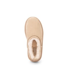 UGG Little Kid/Big Kid Classic Micro Boot – Sand Suede, Size 4 [1174410K]
