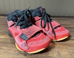 Nike Jordan Shoes Youth 4.5 Zion 2 GS Basketball Red Suede DV2463-600 Lace Up