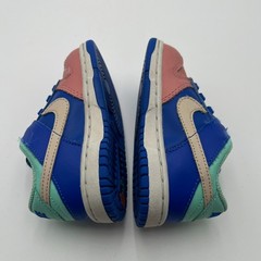 Nike Dunk Low Retro TD Salmon Toe Size 7C Hyper Royal Sanddrift Toddler
