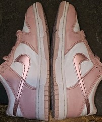 Nike Dunk Low Pink Velvet Glaze White Shoes DO6485-600 (GS) Youth Size 4.5Y