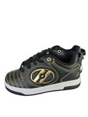 Heelys Skate Propel 2.0 Black Gold wheel Shoes with Wheels 13 Little kids