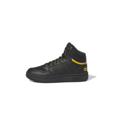 adidas Hoops 3.0 Mid J Black Preloved Yellow IF7736