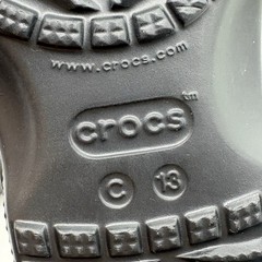 Crocs Classic Clog Boys Girls Kids Size 13 Black Comfort Slip-On Breathable Shoe