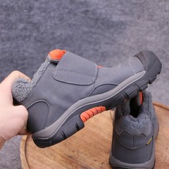 KEEN Kootenay III Mid Waterproof Big Kid’s Size 6 US Gray Snow Boots Slip On