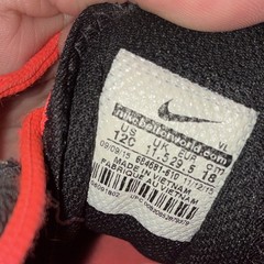 Nike Hyperbeast Kids Running Sneaker US 12C EU 29.5 Red/Green/Black