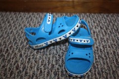Crocs Kids Fun Lab Crocband II Disney Mickey Mouse Sandal Size C8 Blue