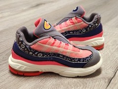 Nike Air Max 95 (GS) C19938-500 Toddlers Size 9C Regency Grey/Laser Pink