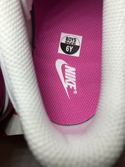 Nike Dunk Low White Pink Laser Fuchsia Sneaker SIZE 6Y FB9109-102 NEW