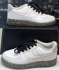 Nike Air Force 1 GS Recycled Wool Pack DB2813-100 White Leather Youth 6 (TV-A2)