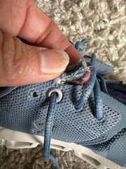 On Cloud sky Running Shoes Youth 4.5Y Blue Breathable CloudTec