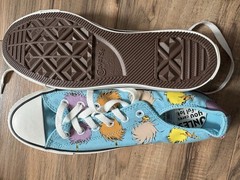 Converse Chuck Taylor All Star Dr. Seuss Lorax Blue Low Top 8.5