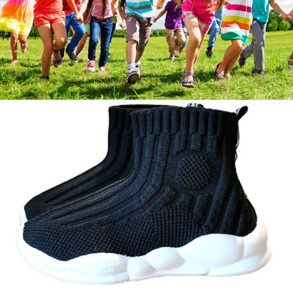 Kids Knit Sock Sneaker Prevent Slipping Kids Knit Shoes Cotton For Boy For Daily