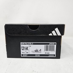 Adidas Run 70s 2.0 C ‚White Black Grey‘ / JI4686 / Youth Size 12.5K