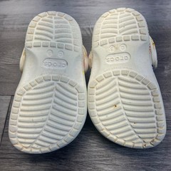 Crocs Toddler C5 Classic Clog White Multi Color Daisy Floral Print 207345