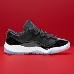 Nike Air Jordan Retro 11 Low PS “Space Jam” FV5116-004 Kids Size 1Y Sneakers