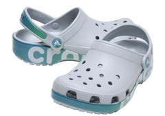 Crocs Classic Reflector Clog GS Mirage / Multi Big Kids Sz. 6J NEW