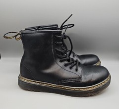 Doc Dr. Martens Zavala J Black Combat Boots Sz 4